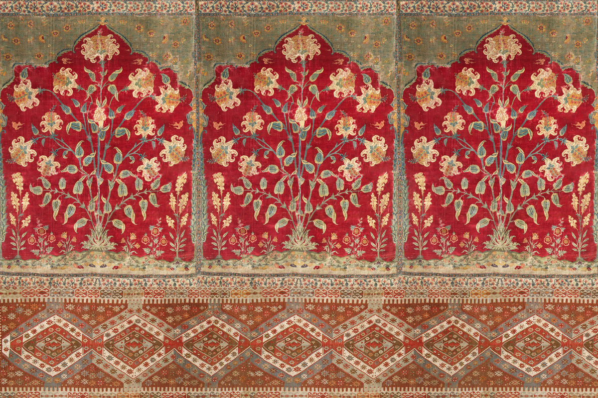 Antique Garden Tapestry Wall Mural in your room