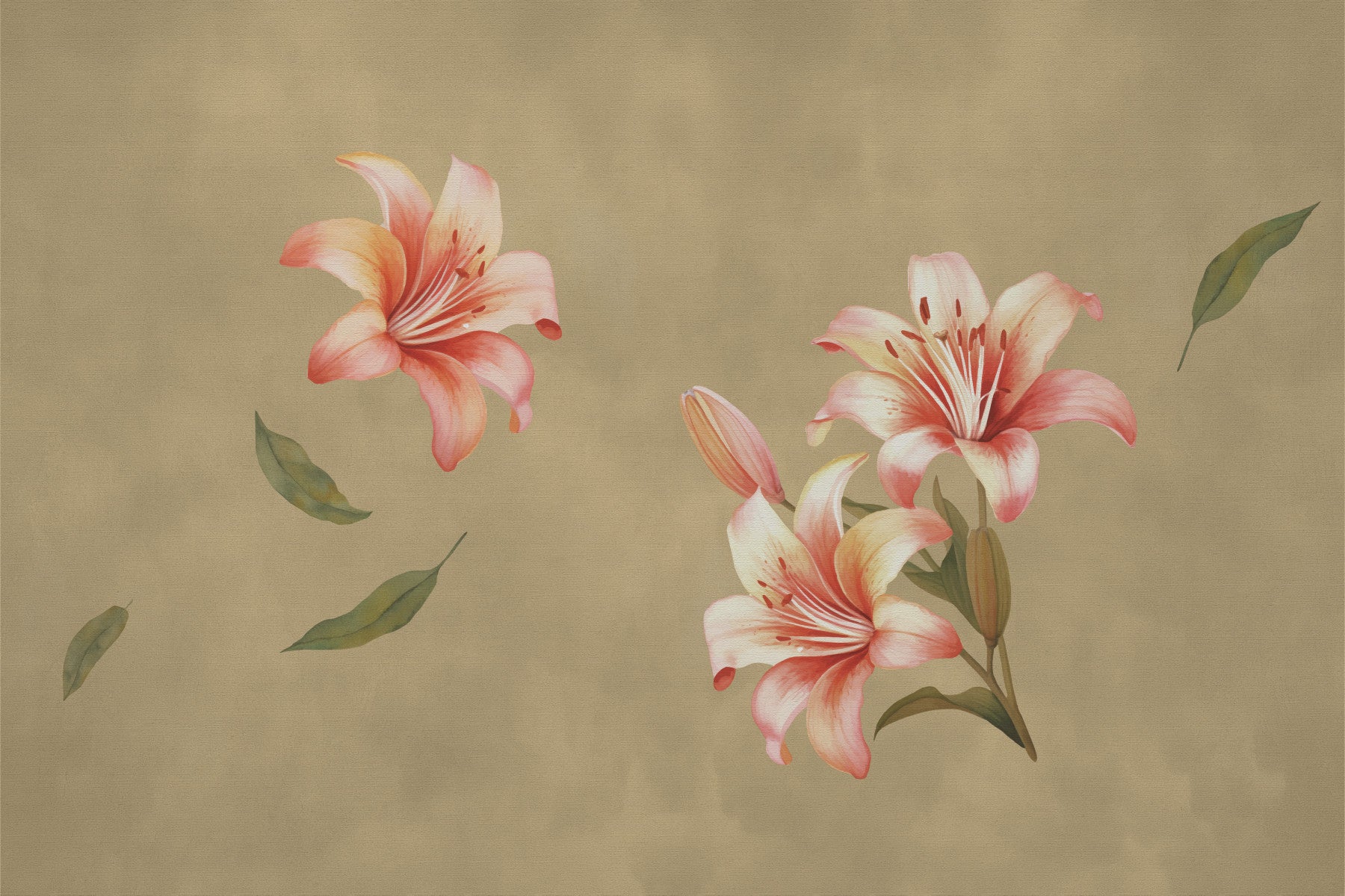 Lily Whisper Wall Mural