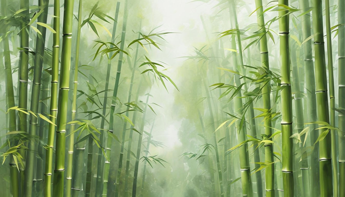Zen Bamboo Forest Wall Mural