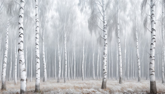 Birch Whispers Wall Mural