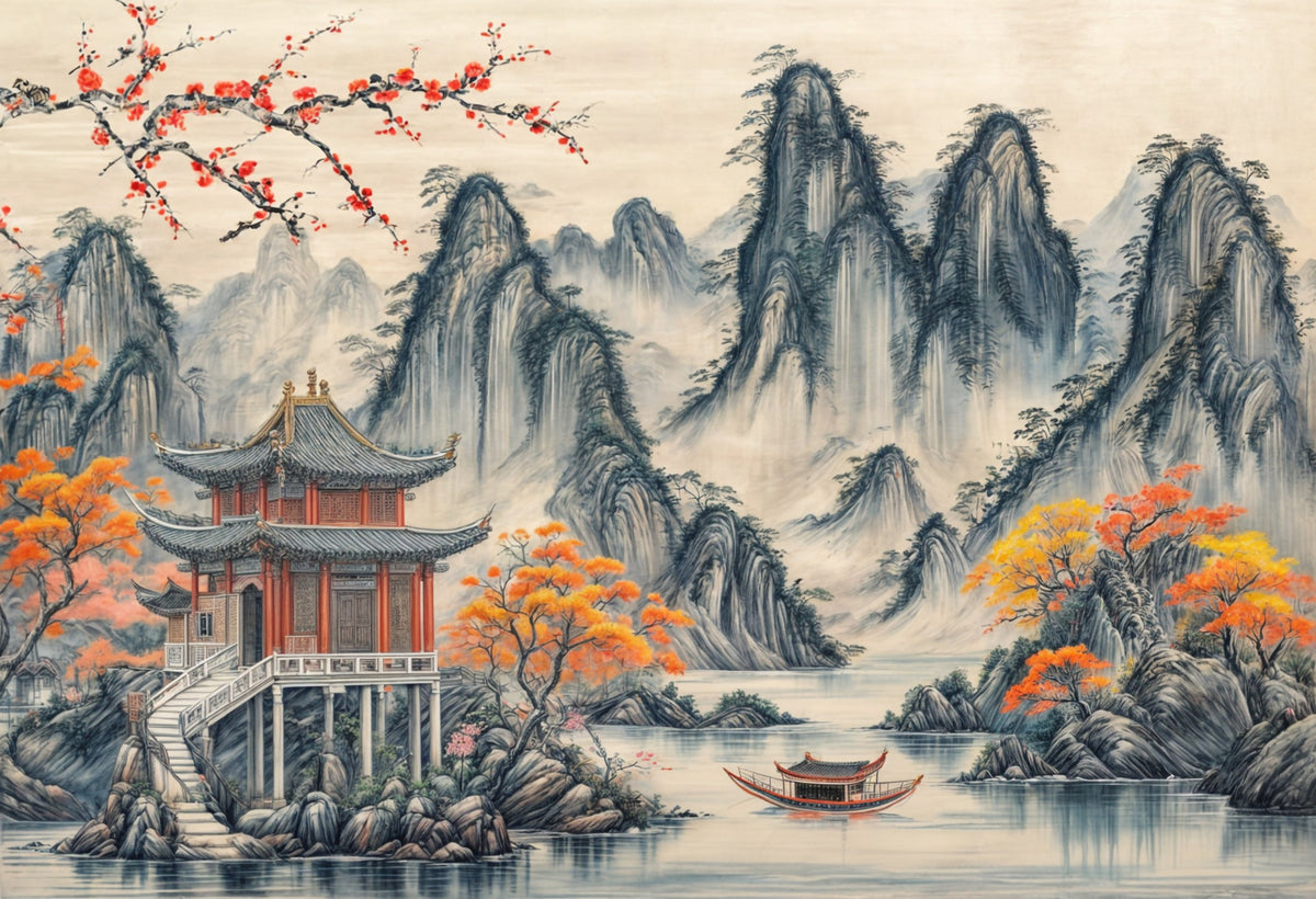 Asian Serenity Wall Mural