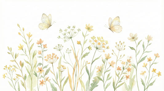 Butterfly Meadow Wall Mural