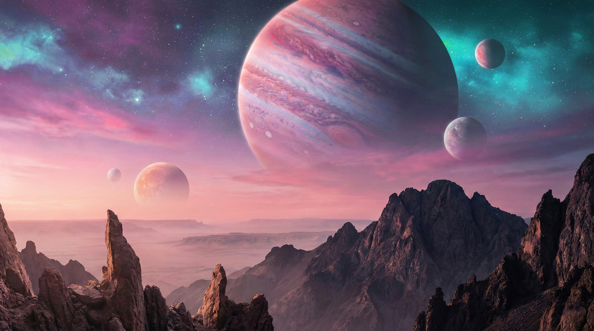 Cosmic Canyon Dreams Wall Mural in your room