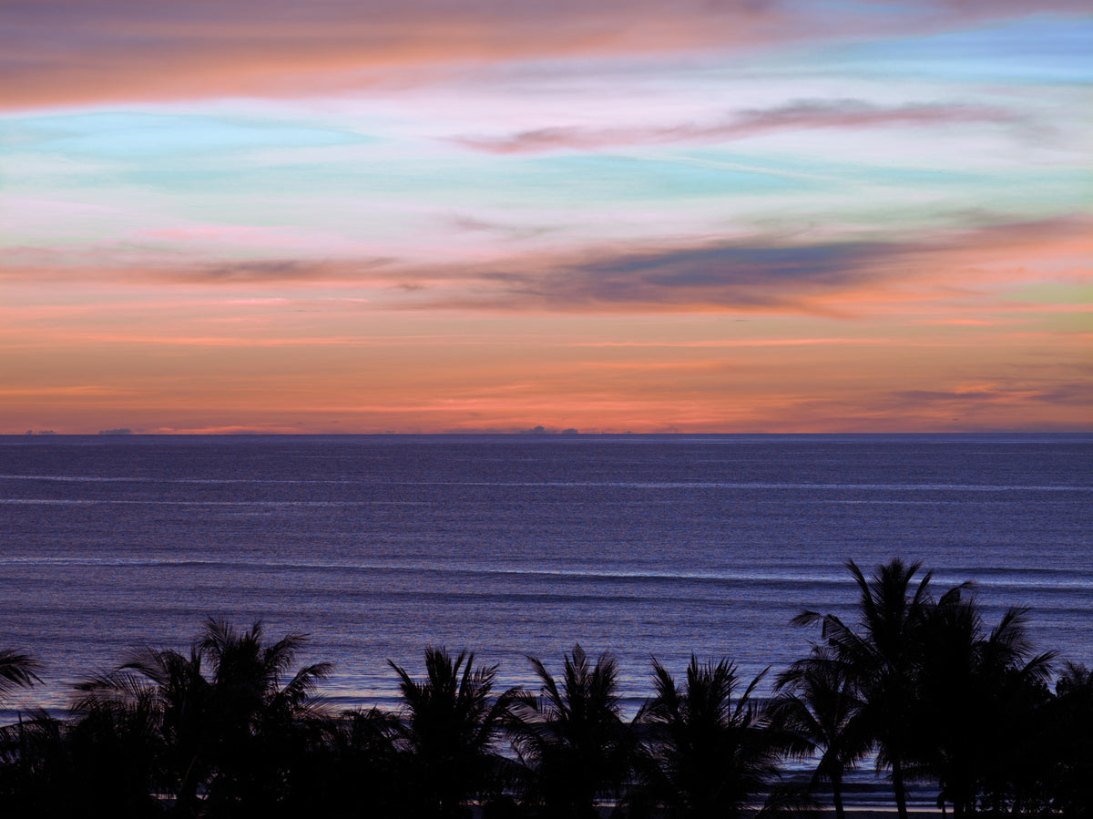 Beach Sunset Wall Mural in your room — zoomed