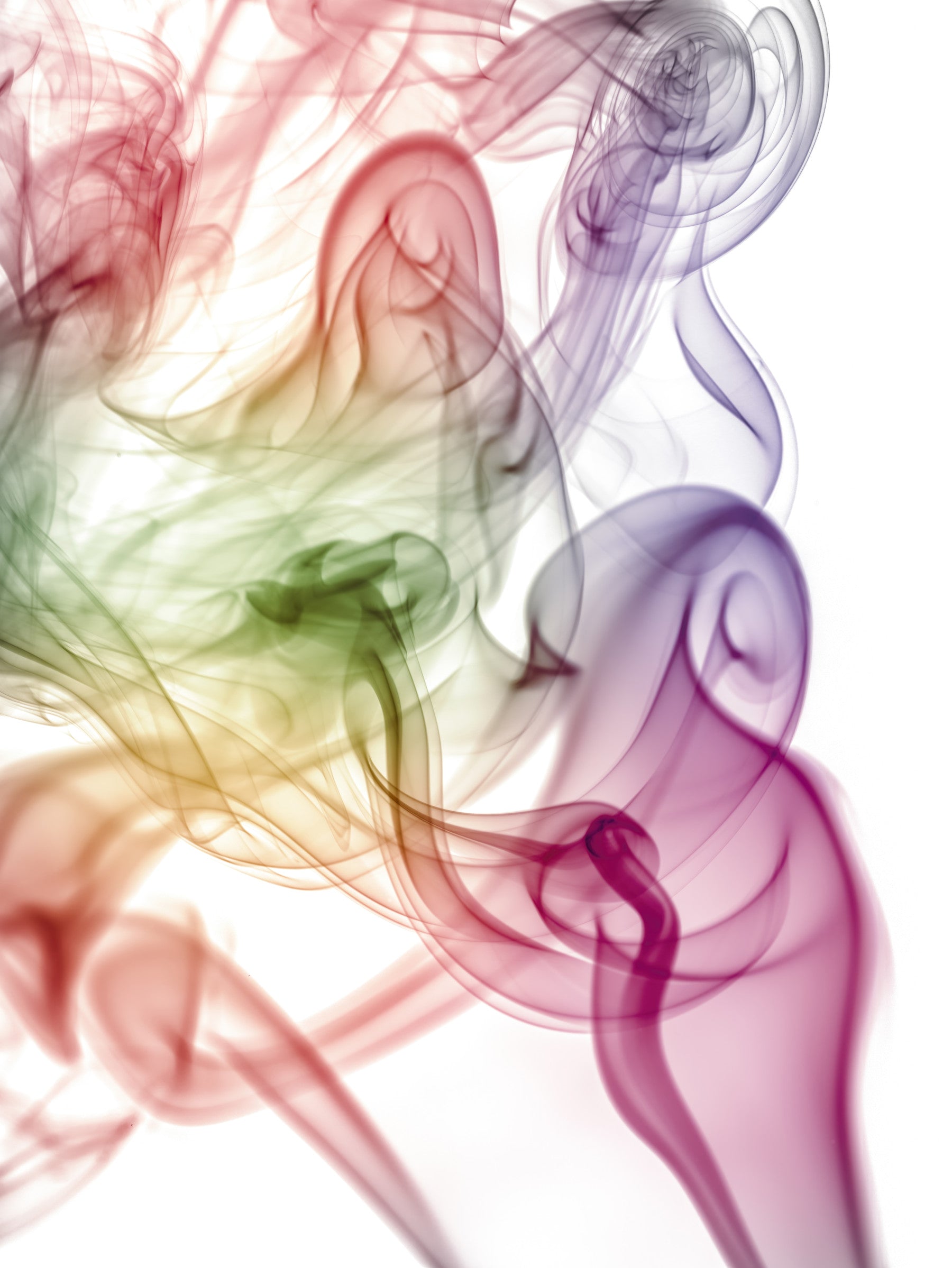Smoke Art Wall Mural