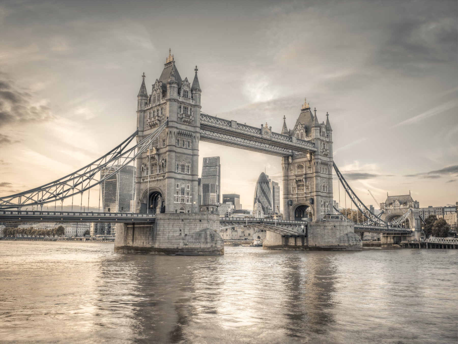 London's Tower Bridge Wall Mural