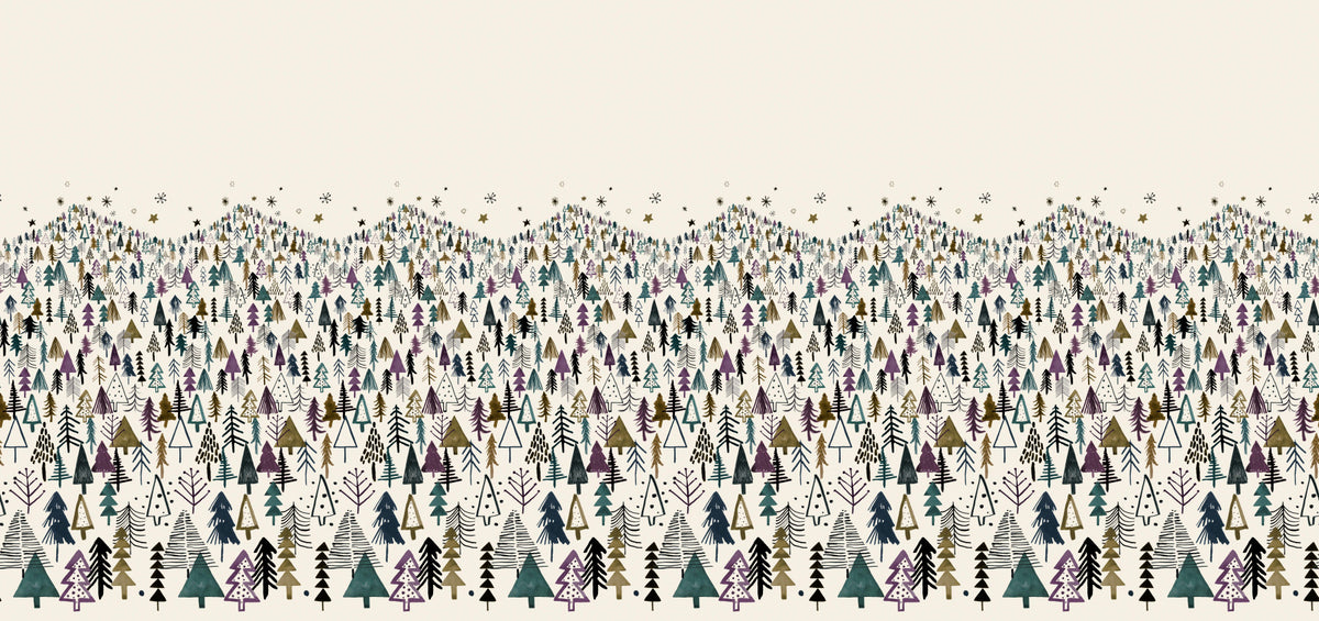 Winter Tree Wonderland Wall Mural in your room