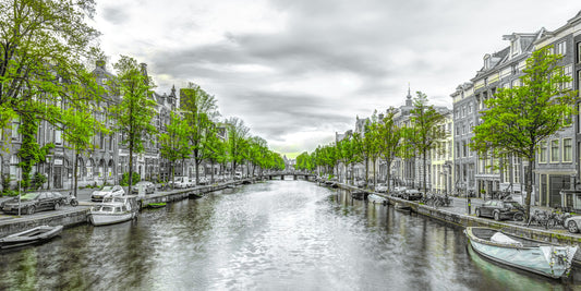 Amsterdam Canal Serenity Wall Mural