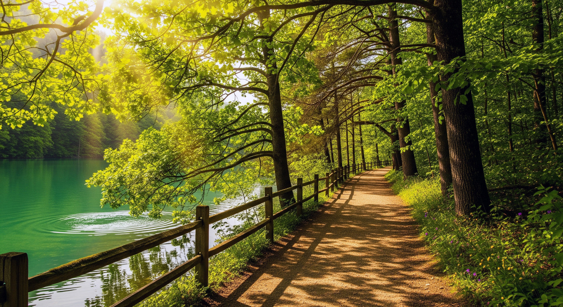 Wandbild „Seeweg der Ruhe“