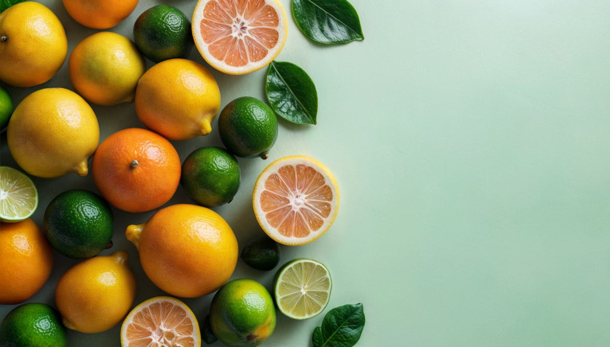 Zesty Citrus Splash Vægmaleri