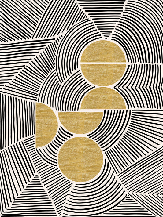 Bauhaus - Fresque murale tribale