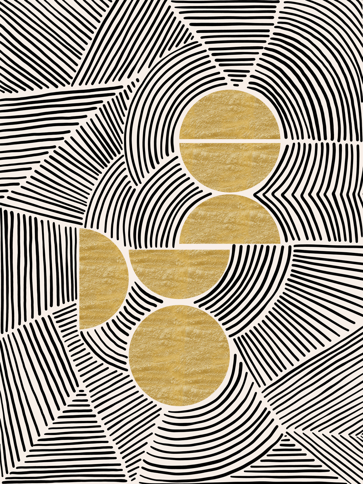 Bauhaus - Tribal veggmaleri in your room — zoomed