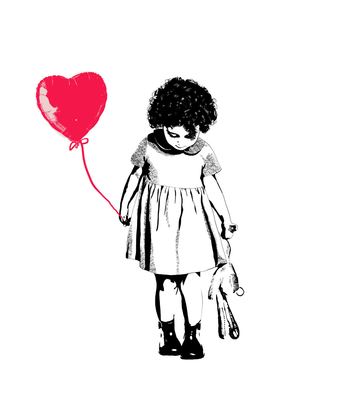 Wandbild „Balloon Girl“ in your room