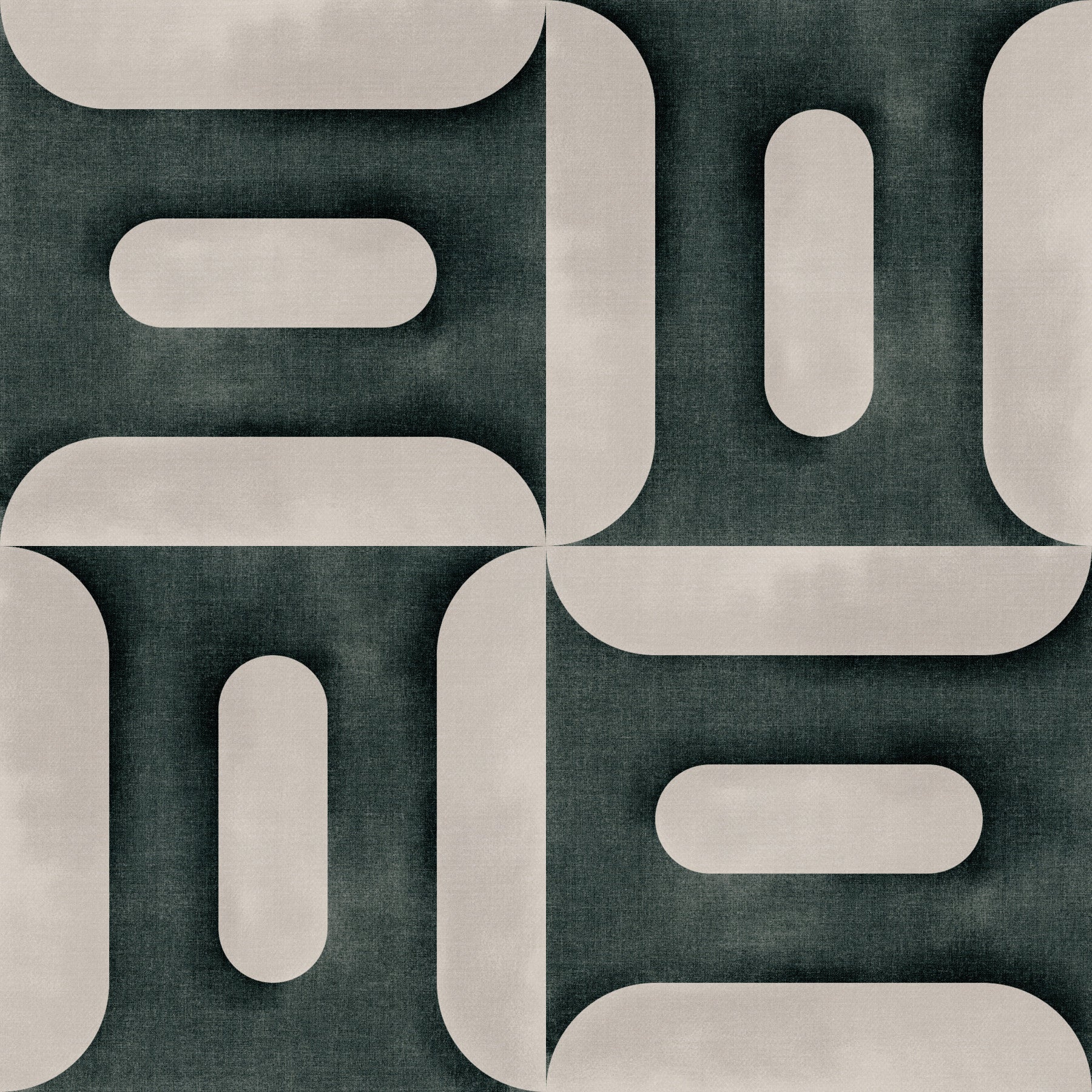 Moderne teksturerede geometrier Vintage denim tapet