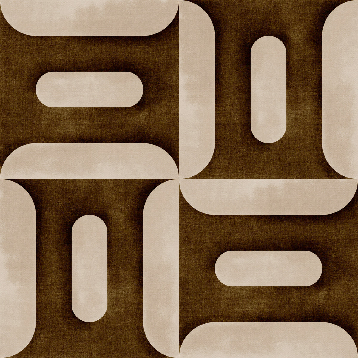Moderne, strukturierte geometrische Umbra-Tapete