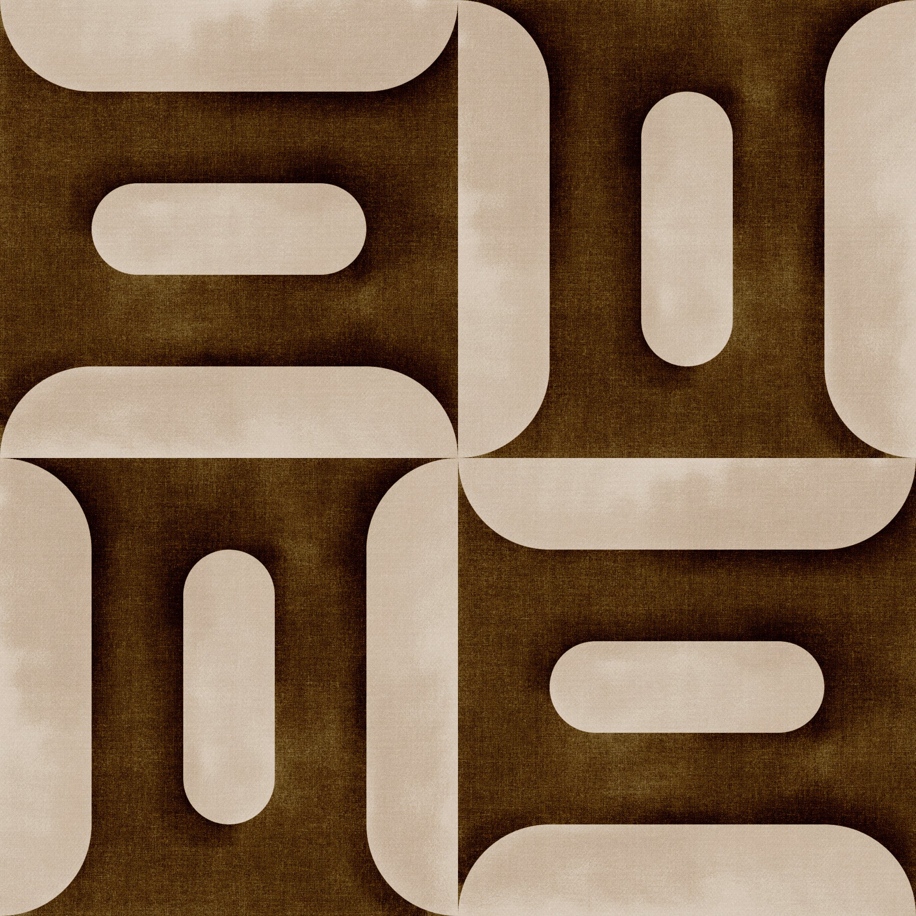 Papier peint ambre à motifs géométriques texturés modernes in your room — zoomed