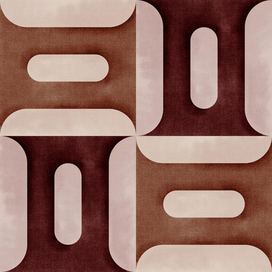 Tapet de lut cu geometrii texturate moderne