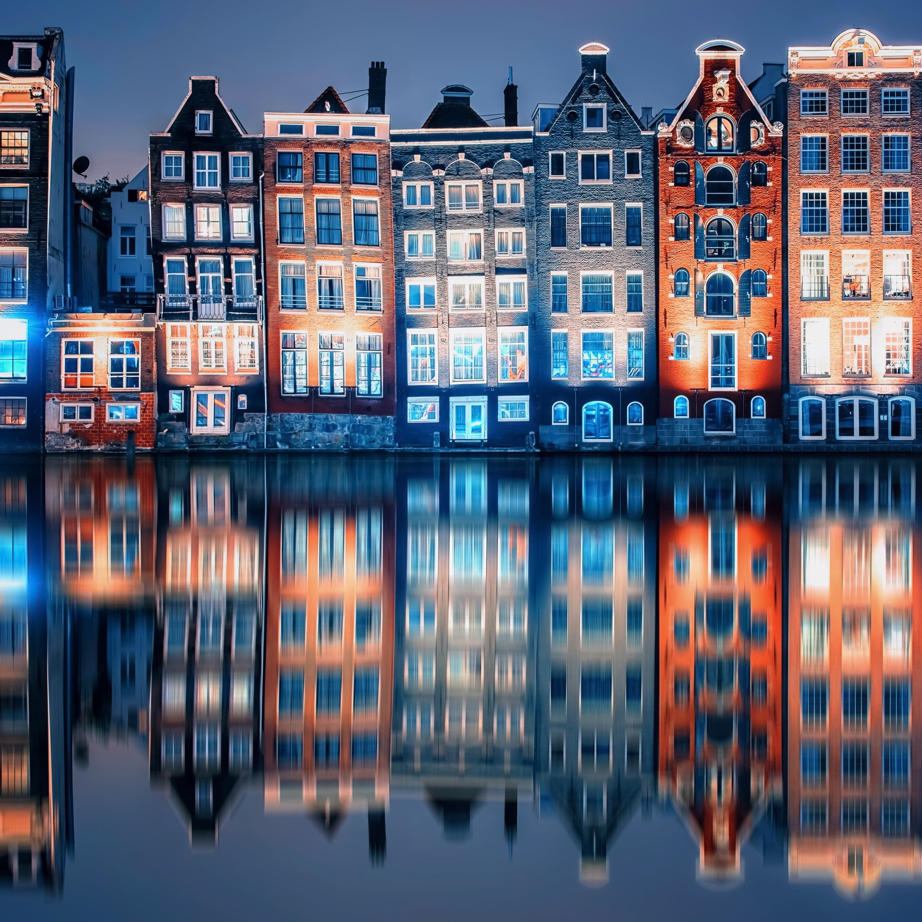 Murale colorato di Amsterdam