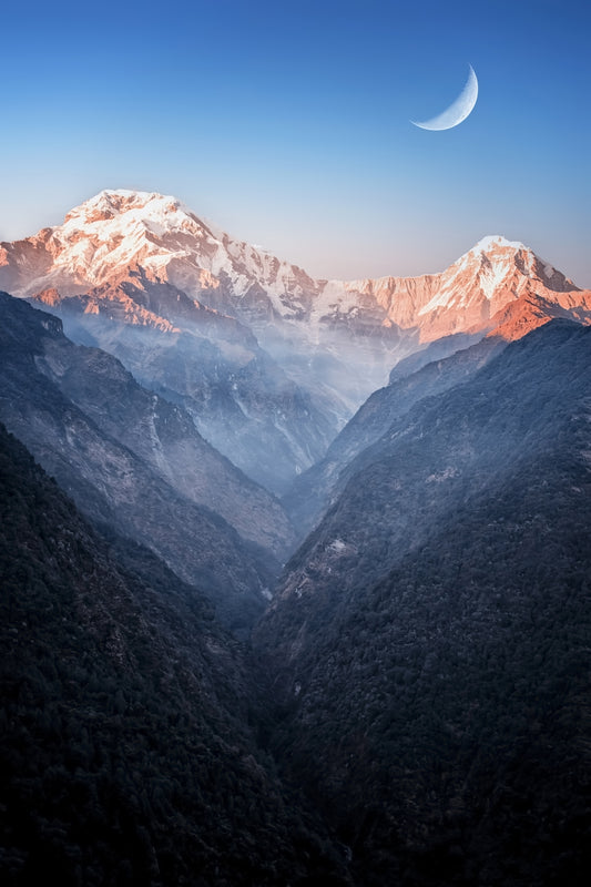 Mystic Peaks at Dusk Wall Mural