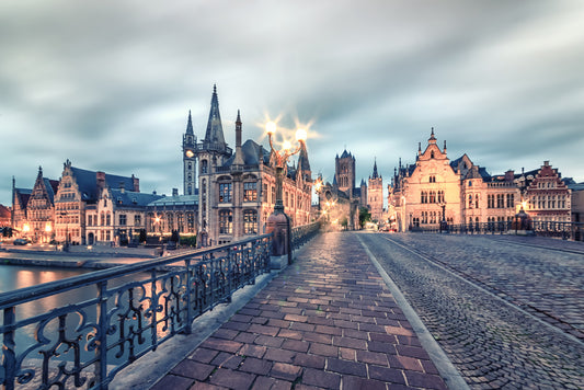 Ghents Twilight Glow-veggmaleri
