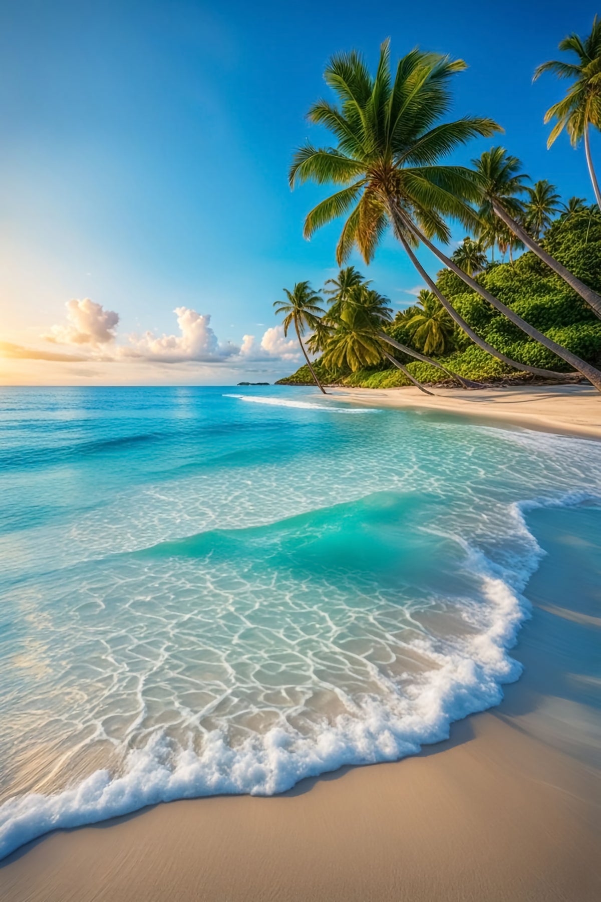 Seaside Bliss Wall Mural in your room — zoomed