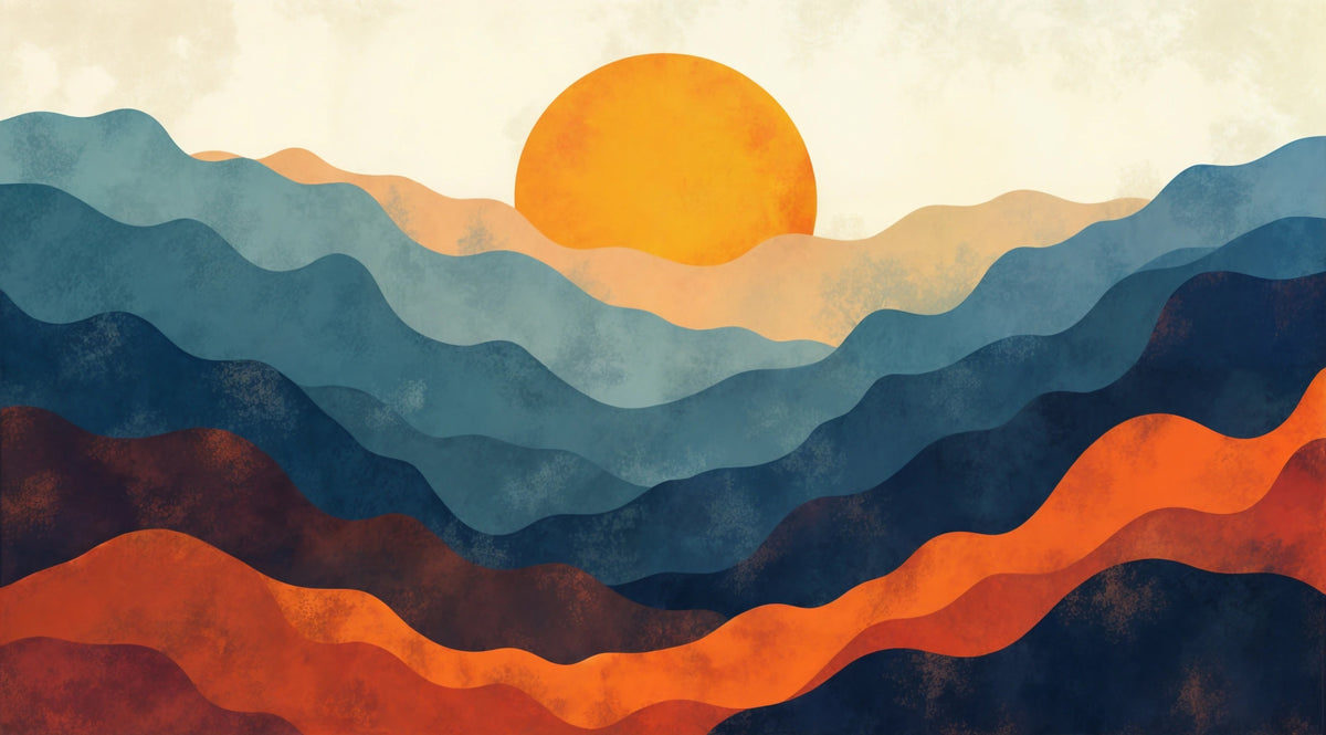 Fresque murale Horizon superposé in your room — zoomed