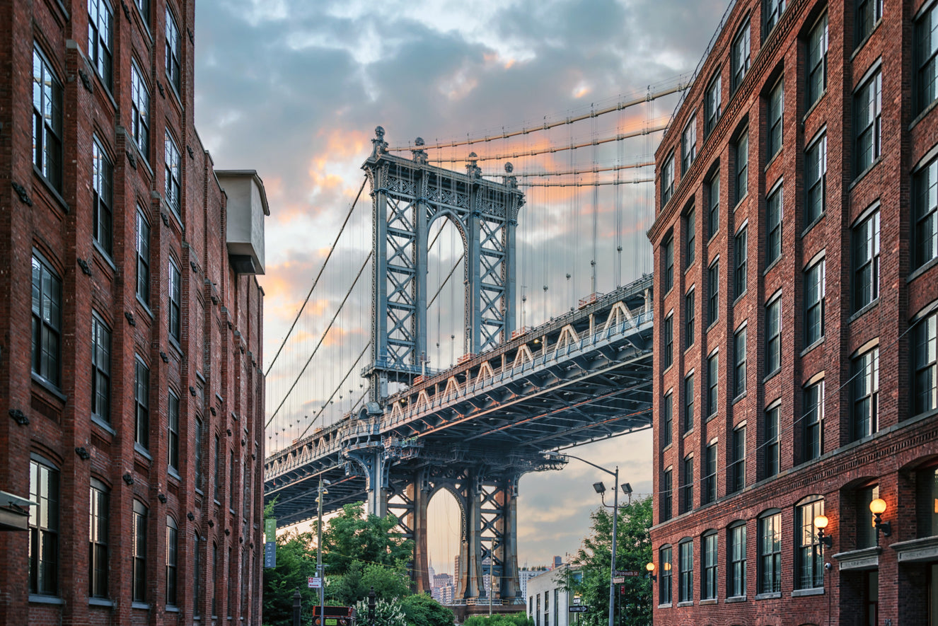 Wandbild mit Blick auf die Manhattan Bridge