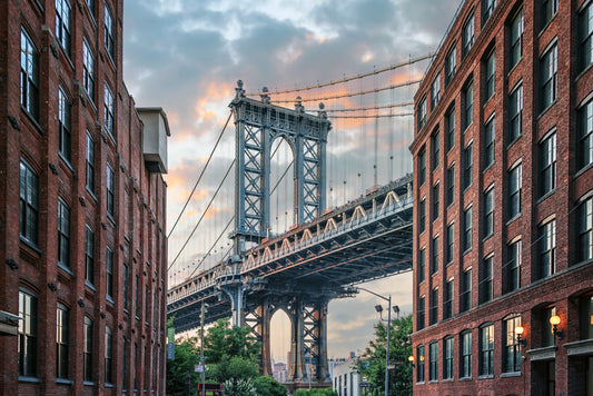 Wandbild mit Blick auf die Manhattan Bridge