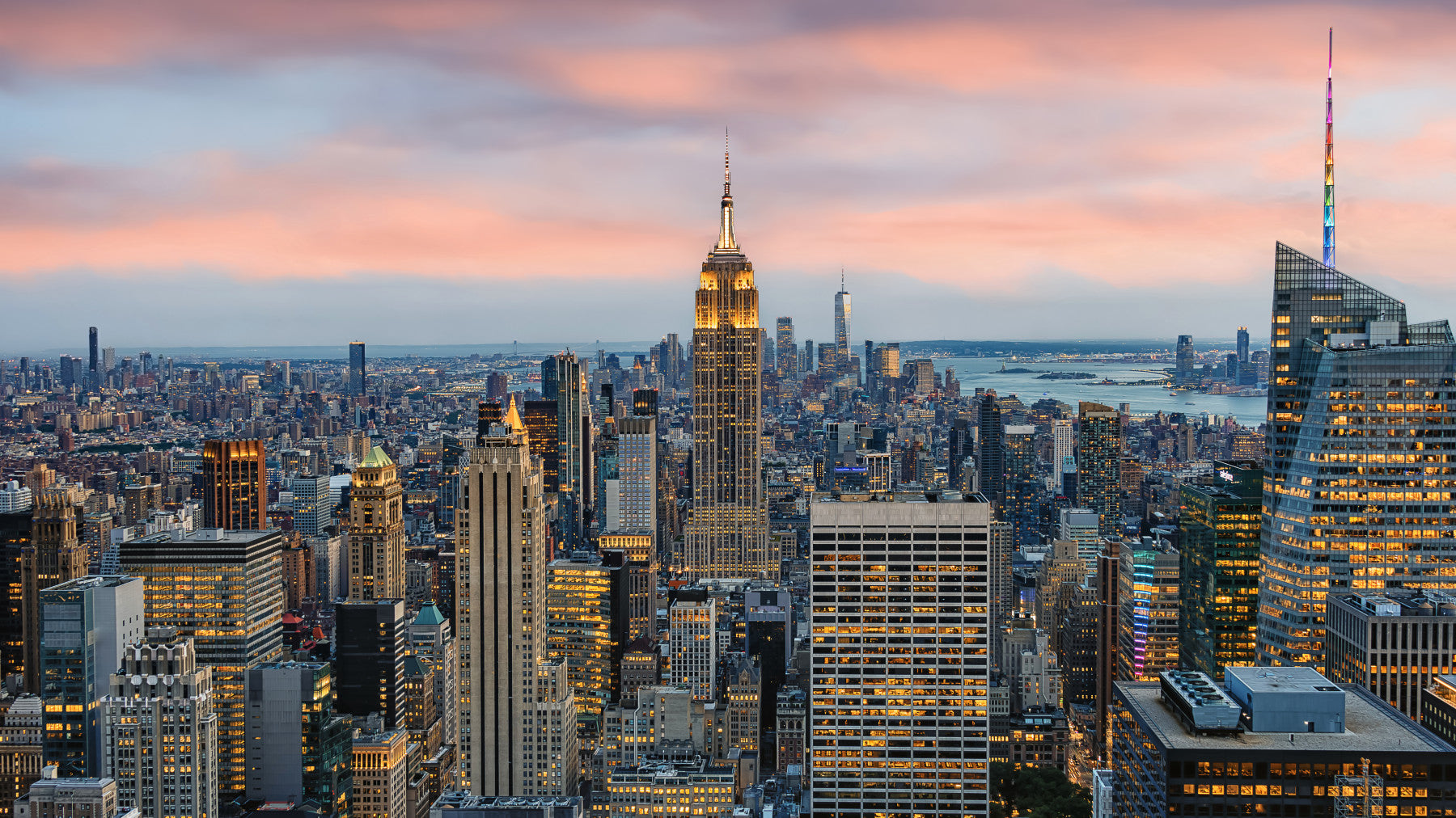 Fresque murale Manhattan Dawn