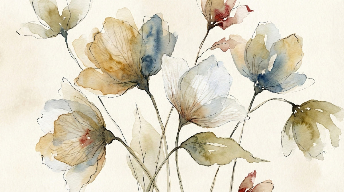 Mural de pared Bloomscape in your room