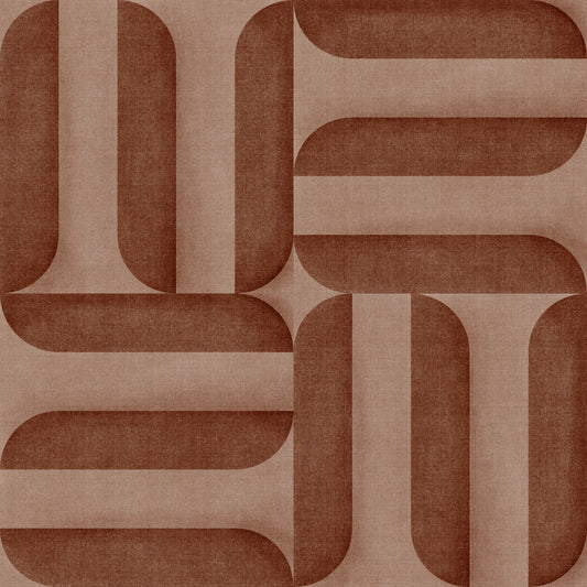 Modern Textured Signs Copper Wallpaper⁠