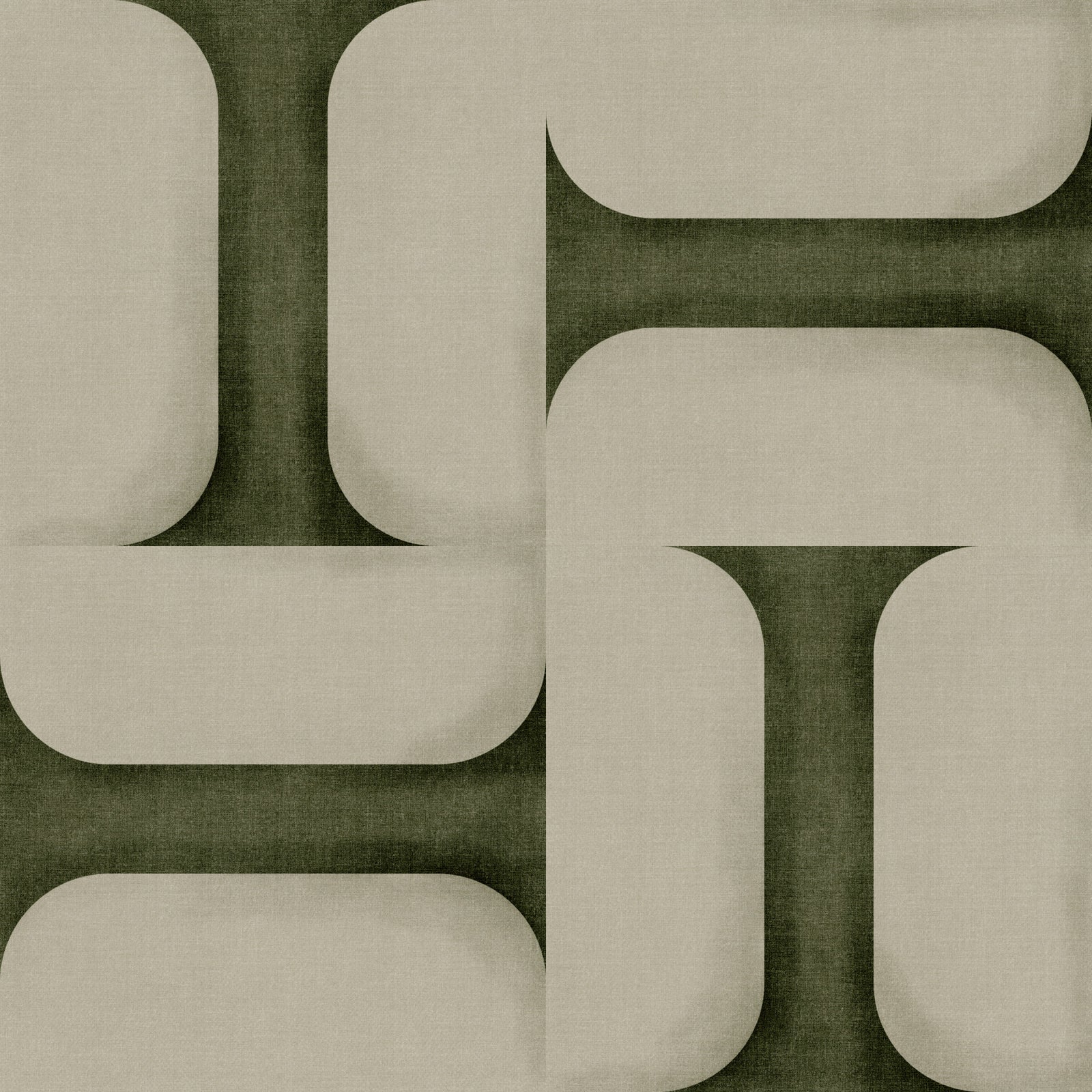 Papier peint texturé moderne à motif olive in your room