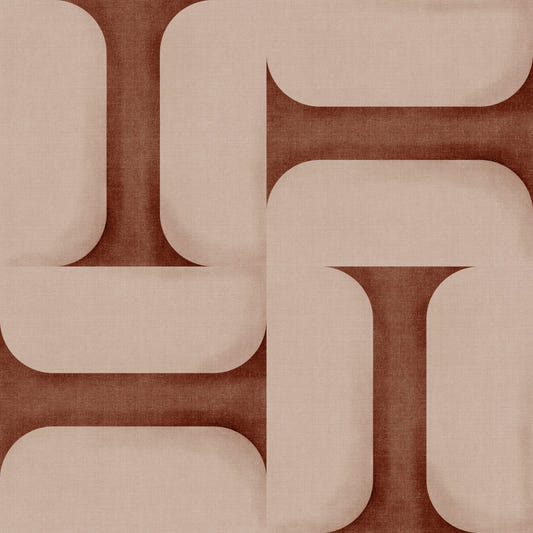 Moderna texturerade kakelkoppartapeter