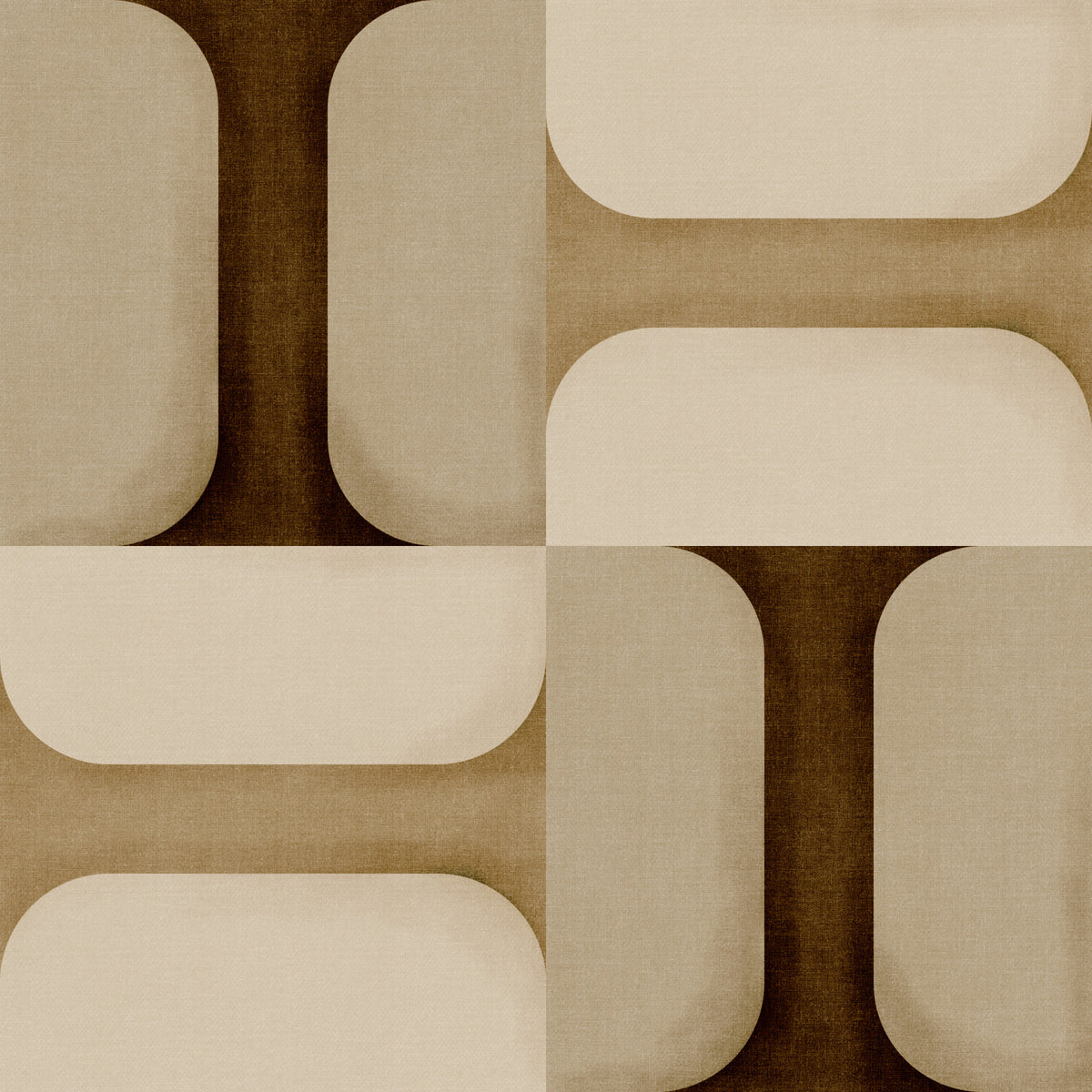 Moderne teksturerede fliser jordnært tapet in your room — zoomed