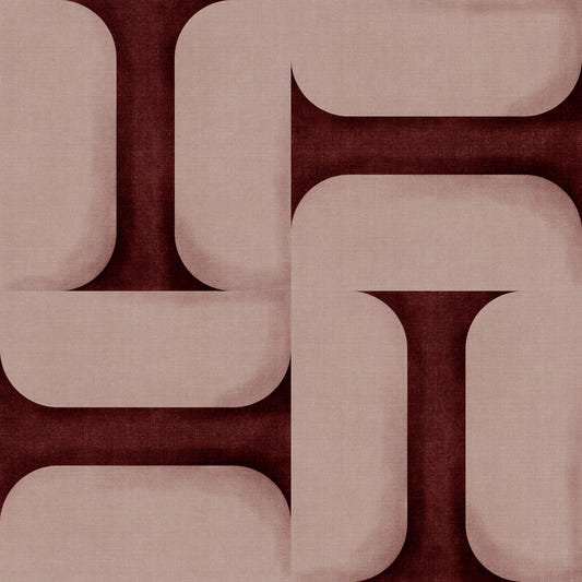 Modern texturerad kakelvin tapet