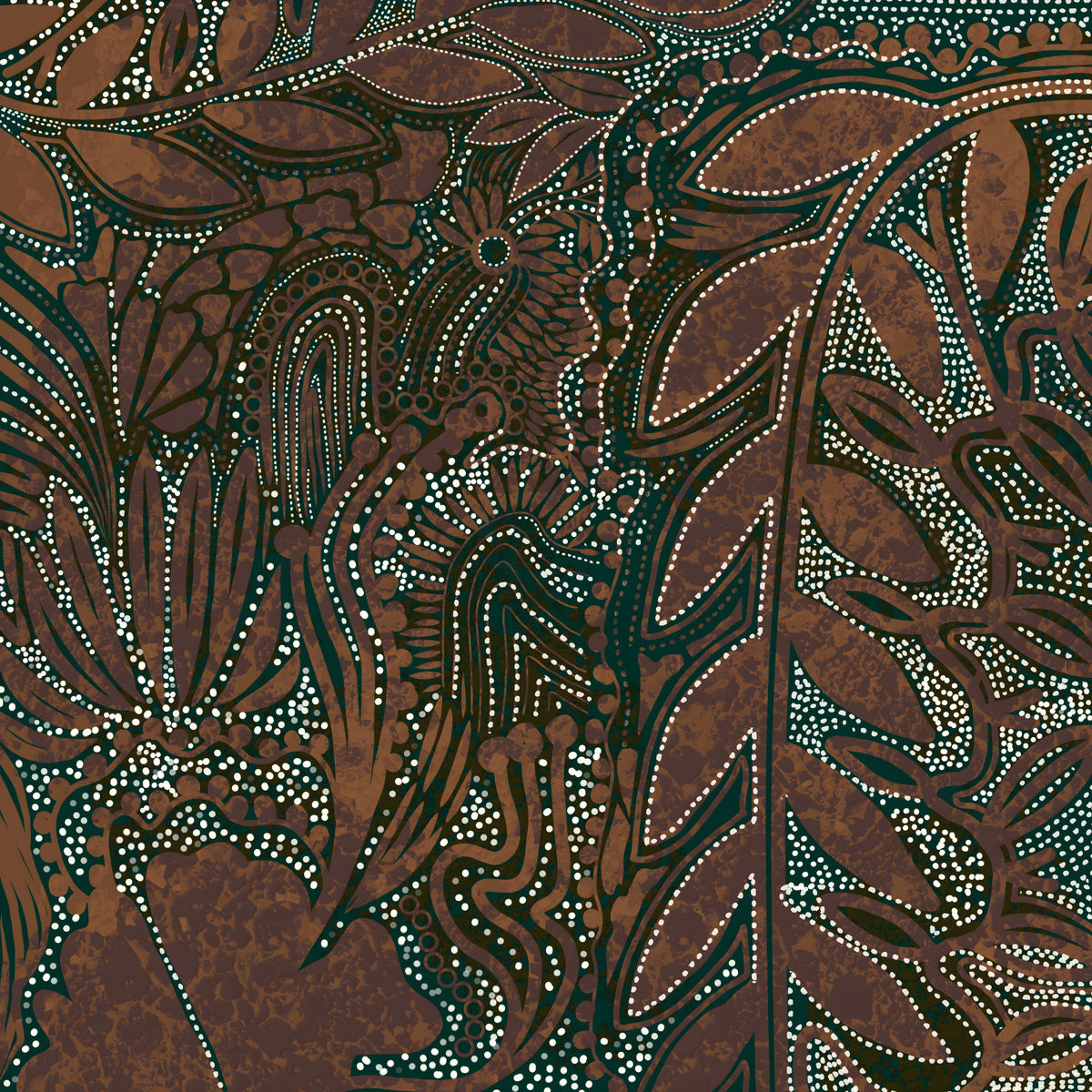 Mural de parede floresta autóctone in your room