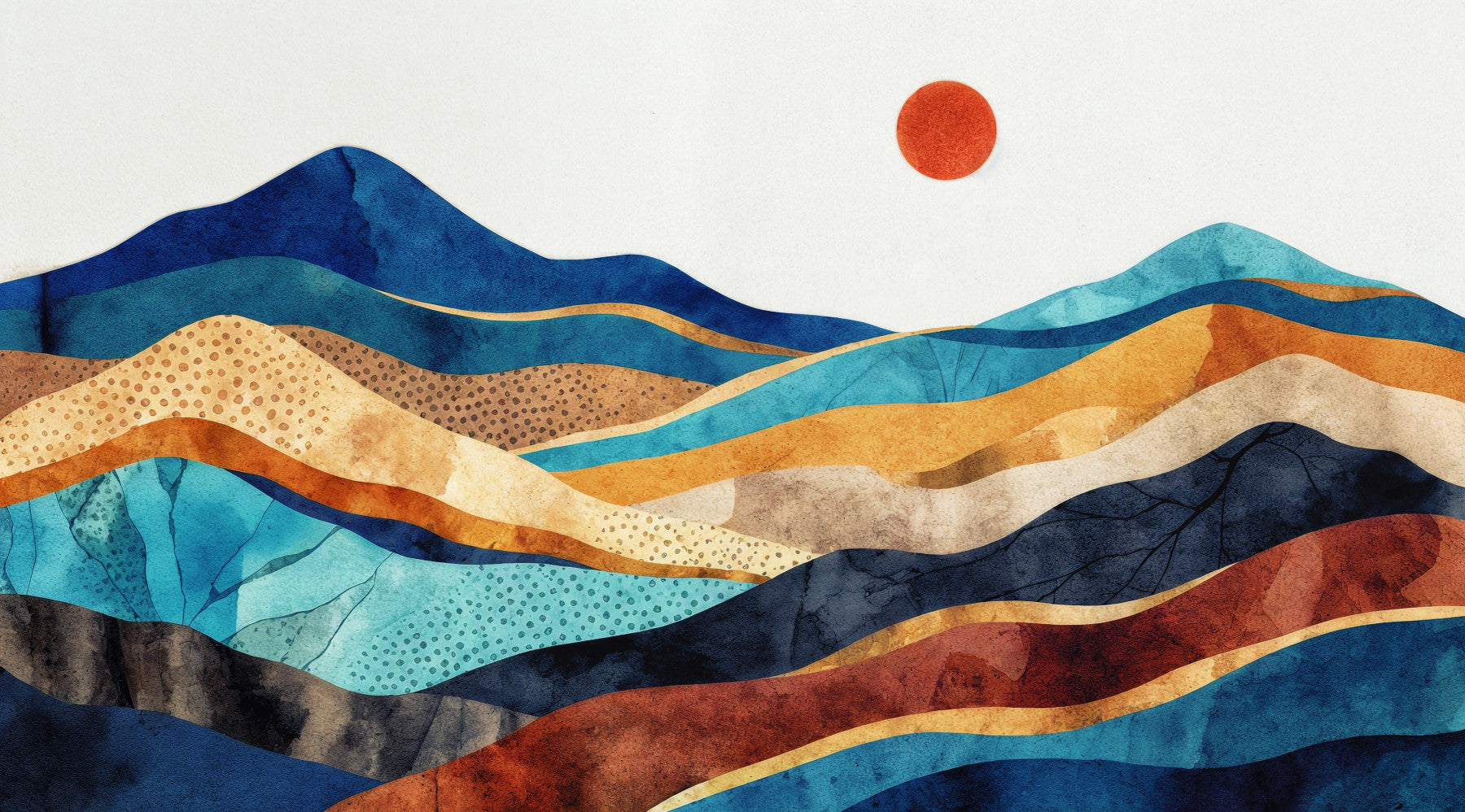 Wandbild „Sonnenuntergangsblick“