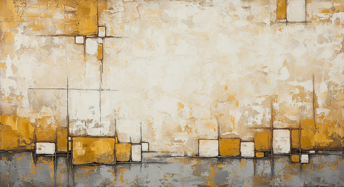 Fresque murale des blocs urbains