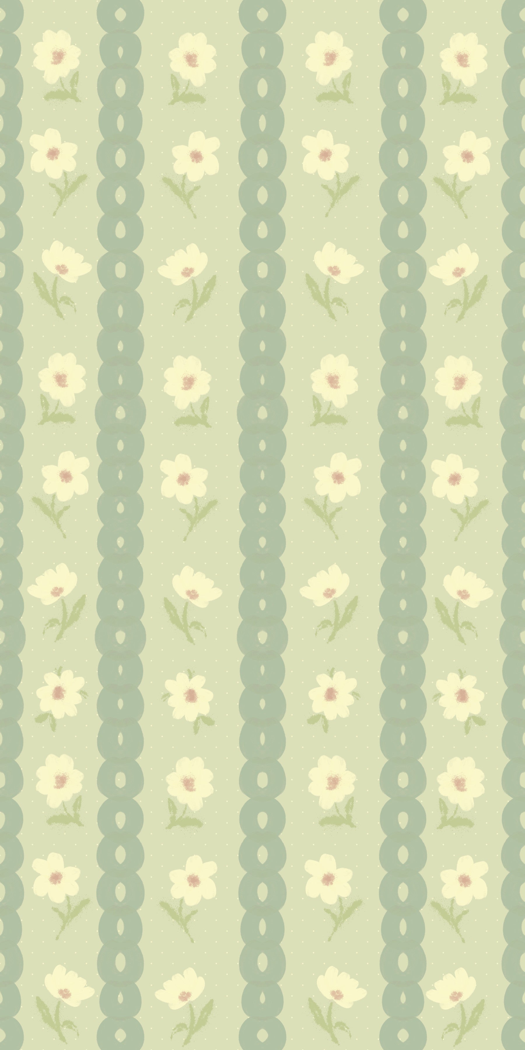 Papel de parede Daisy Chain Delight⁠