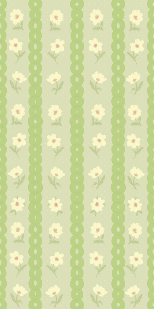 Papier peint Vintage Bloom Rows