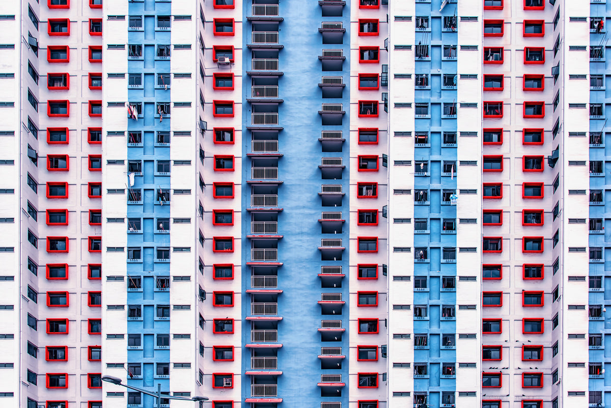 Urban Gridlock Wall Mural in your room