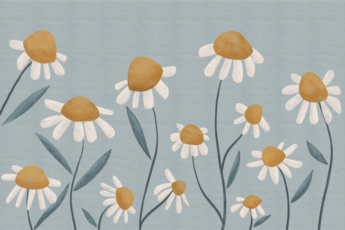 Wandbild „Sonnenblumenwiese“ in your room — zoomed