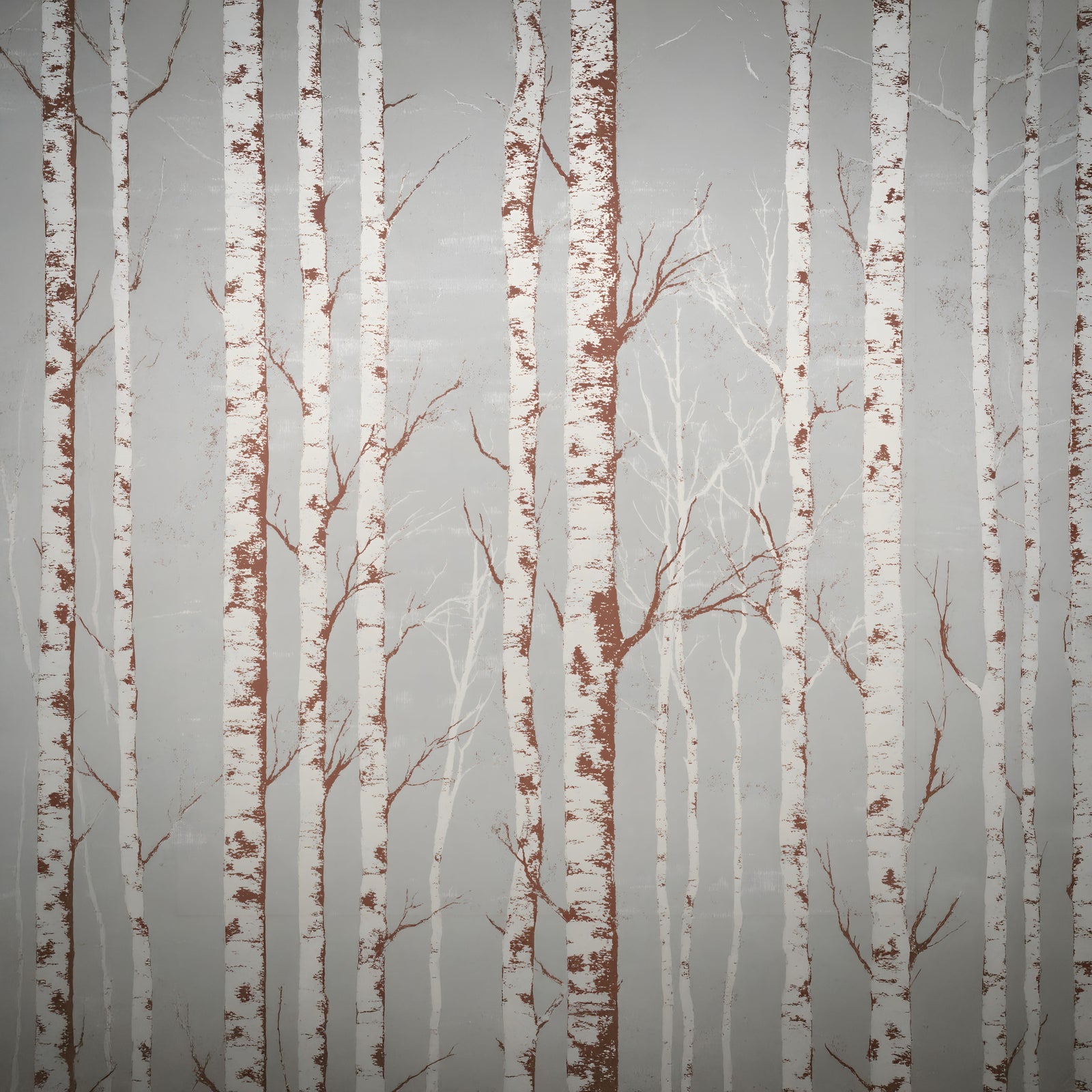 Fresque murale « Beauté du bouleau en hiver » in your room