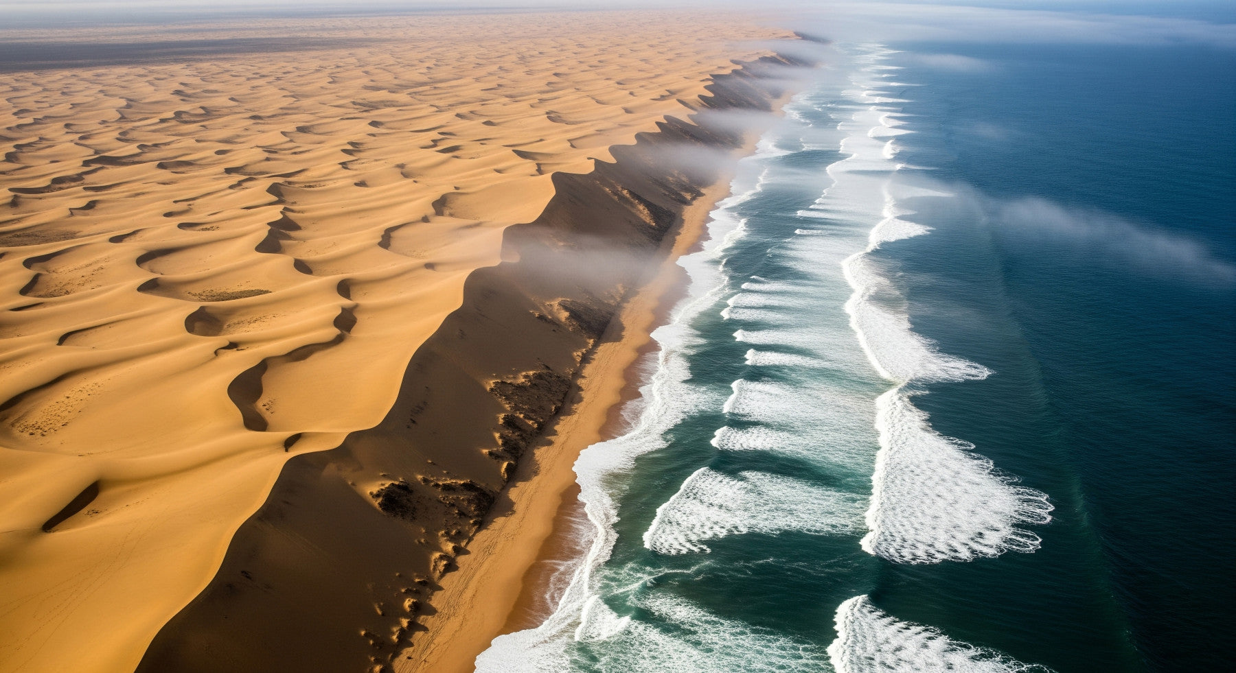 Coastal Dunescape Wall Mural in your room — zoomed