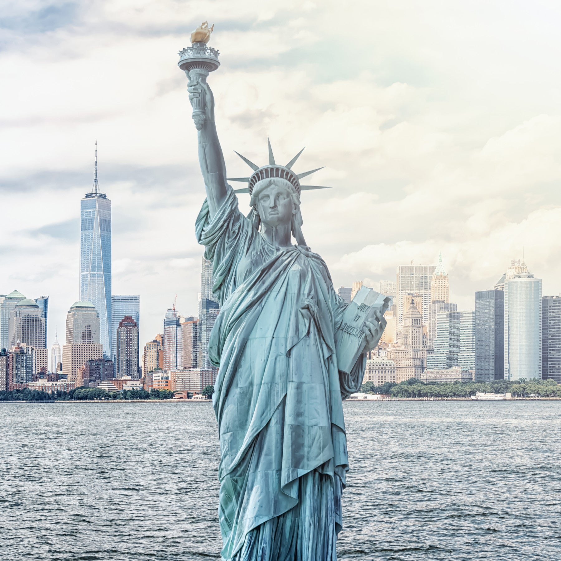 Mural de la Estatua de la Libertad de Nueva York