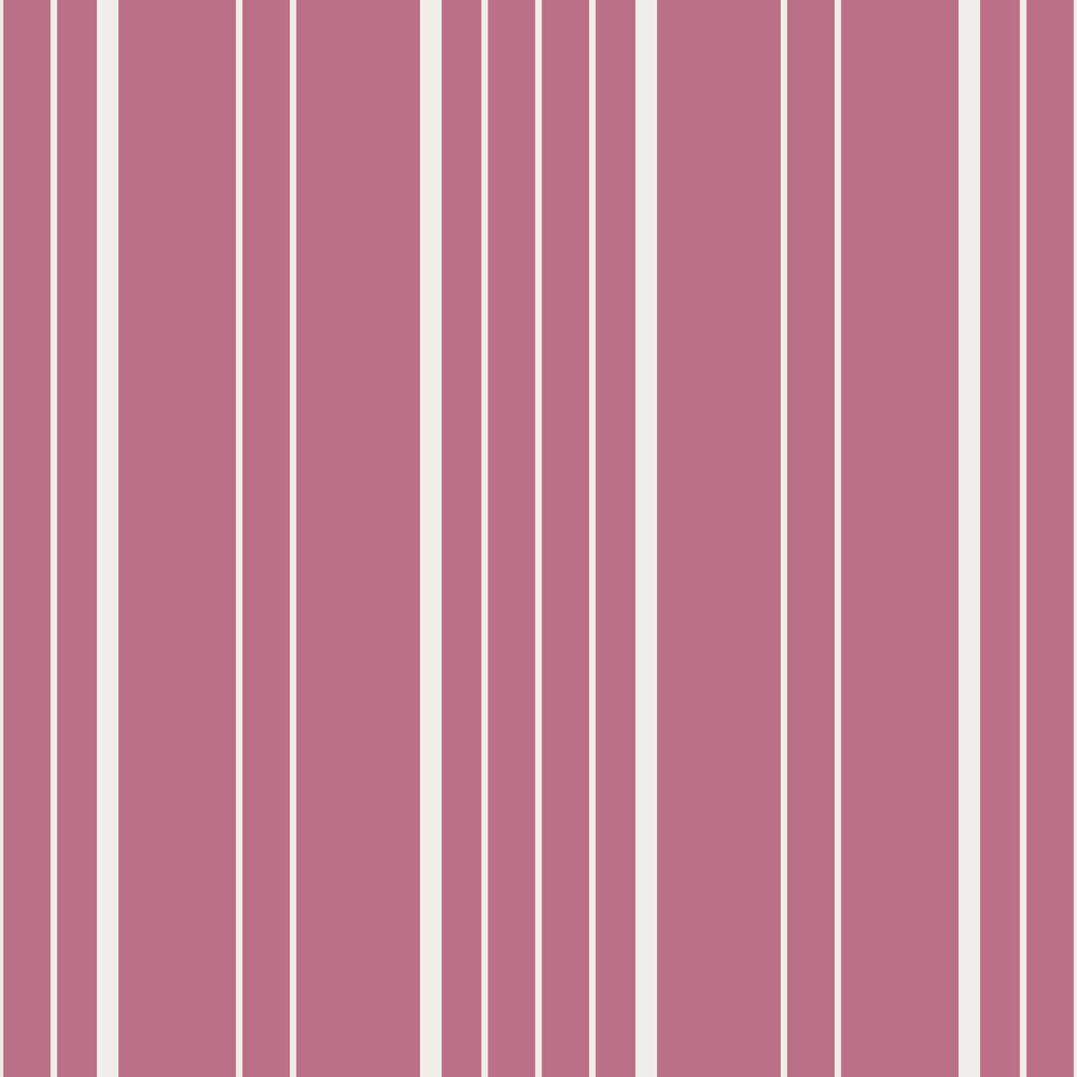 Behang met gedempte roze strepen