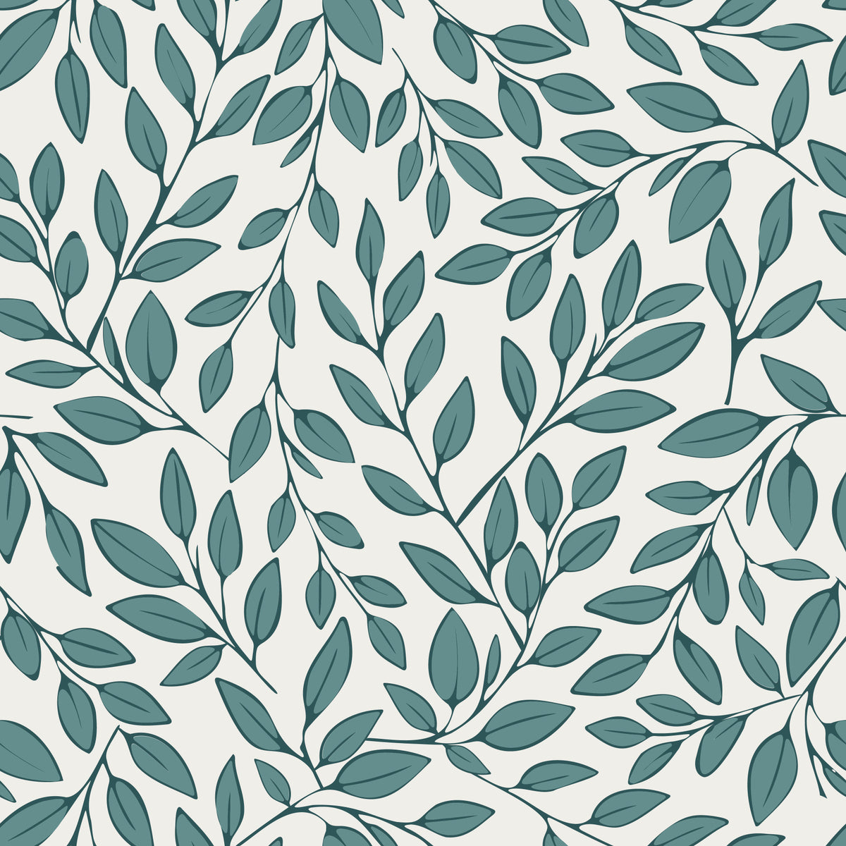 Teal Vines Wallpaper⁠ in your room