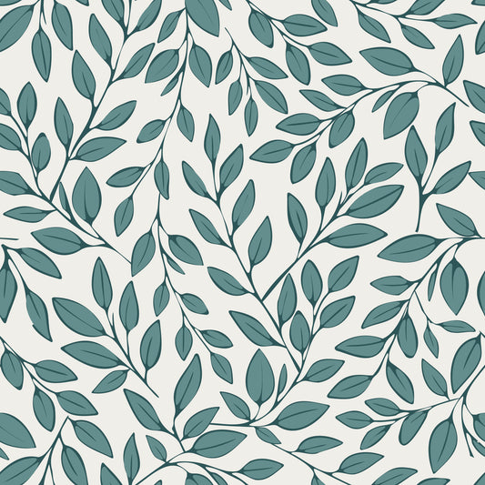 Teal Vines Wallpaper⁠