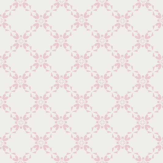 Pink Petal Lattice Wallpaper⁠