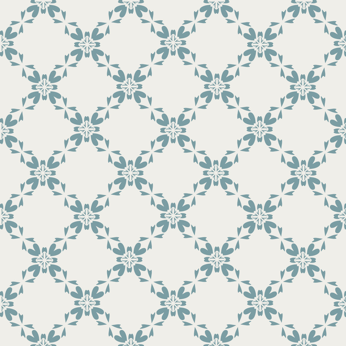 Papier peint à treillis azur in your room — zoomed
